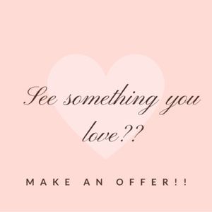 Don’t be afraid to make a reasonable offer!!🥰